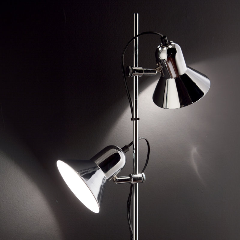 Lampe sur pied à branches 60,63 ", Chrome