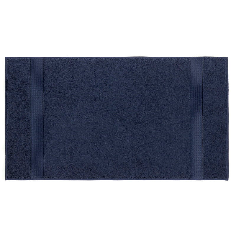 Luxurious Dark Blue Bath Towel, 100% Cotton, 27.6 x 55.1 inches | 450 g/m², Super Absorbent & Soft | Machine Washable, Gentle Cycle, Tumble Dry Low, Perfect for Spa & Home Use, Durable & Elegant Design