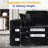 108'' Modular Cloud Sectional Sofa with Modern Style, 2 Pieces Free Combination For Living Room Bedroom(Right Hand Facing, Black)-84292131-80978117