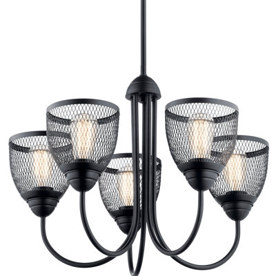 Lustre classique à 5 lumières Voclain