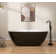 55'' x 29.5'' Freestanding Soaking Acrylic Bathtub with Integrated Slotted Overflow and Chrome Anti-clogging Drain
