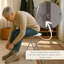 Tabouret pliant sans dossier 24 po Lavish Home avec capacité de 225 lb (blanc)-916327840-850238676