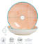 Nicola Spring Hand-Printed Pasta Bowls - 22cm - Orange - Pack of 6