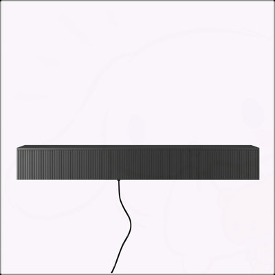Floating TV Stand Wall Mounted with 16 Colour LEDs,69" TV Stand