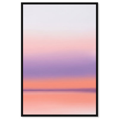 Peach Coastline Print by Oliver Gal