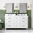 Ariel Monrow 61 Inch Double Oval Sink Bathroom Vanity With Pure Quartz Countertop-105988762