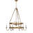 Anders 9 - Light Dimmable Wagon Wheel Chandelier