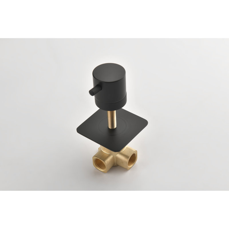 Volume Shower Control Valve - 3/4" Brass With Adjustable Flow And Longevity Performance