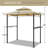 8 pi L 5 pi. D Pavillon de jardin en acier