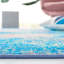 Tapis abstrait bleu-7853033