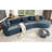 Modern Sofau_  Large 2-Piece Sectional Sofa With 3 Pillows, ,