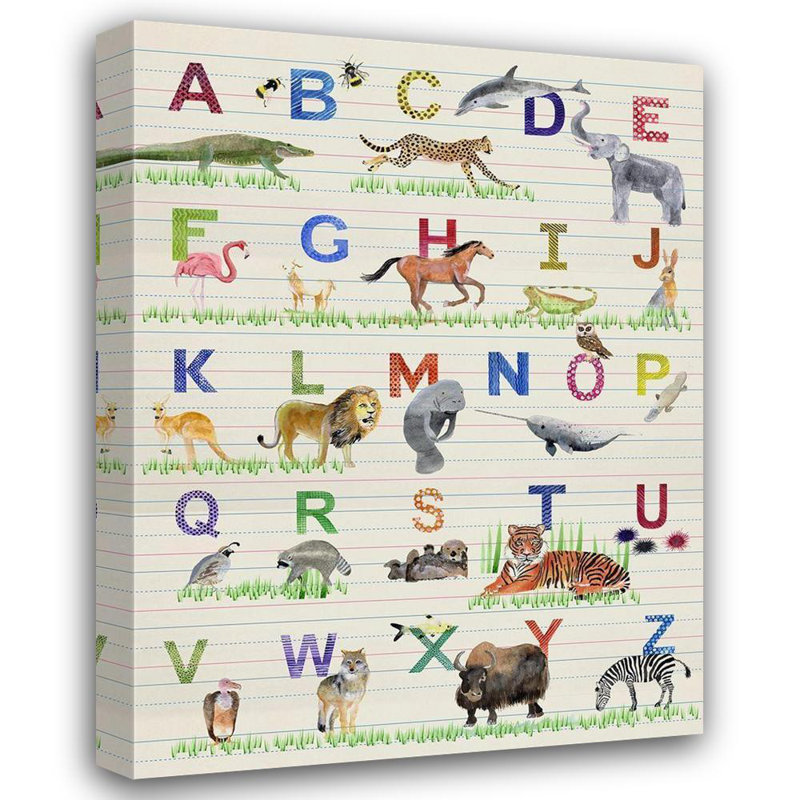 «Zoom Alphabet» par Ludia, Alicia, H 47 po x l 36 po