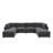 Arvill Amuri 129'' Wide Symmetrical Modular Corner Sectional with Ottoman-267083216