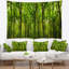 Paysage photo tapisserie de la forêt verte-28483576