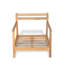 Ensemble de conversation pour patio en bois d'acacia