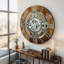 Horloge murale 24 po de taille moyenne pour le salon-123169100