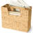 Hand-Woven Water Hyacinth Storage Box And File, Book, Newspaper, File Organizer, Decorative Storage Box With Handle