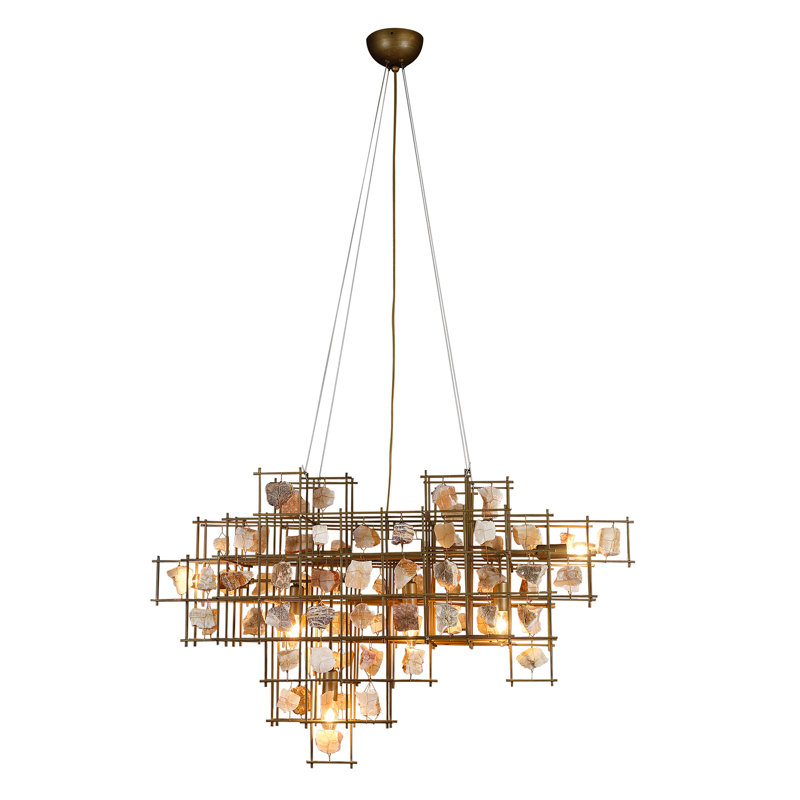 Luminaire suspendu Brindusa avec pierre - grand