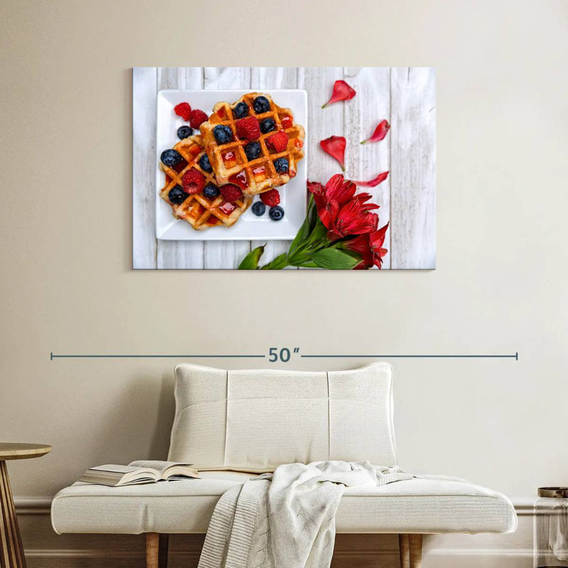 Yarlin Berry Waffles, 26" H x 39" W