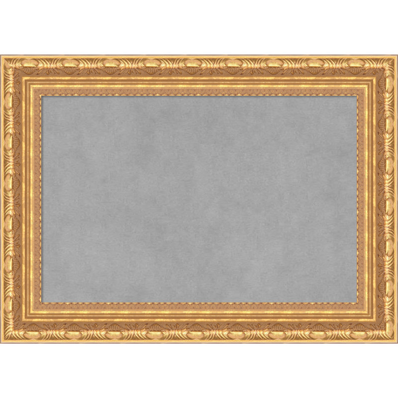 Versailles Gold Framed Magnetic Organization Board, 16" H x 22" W
