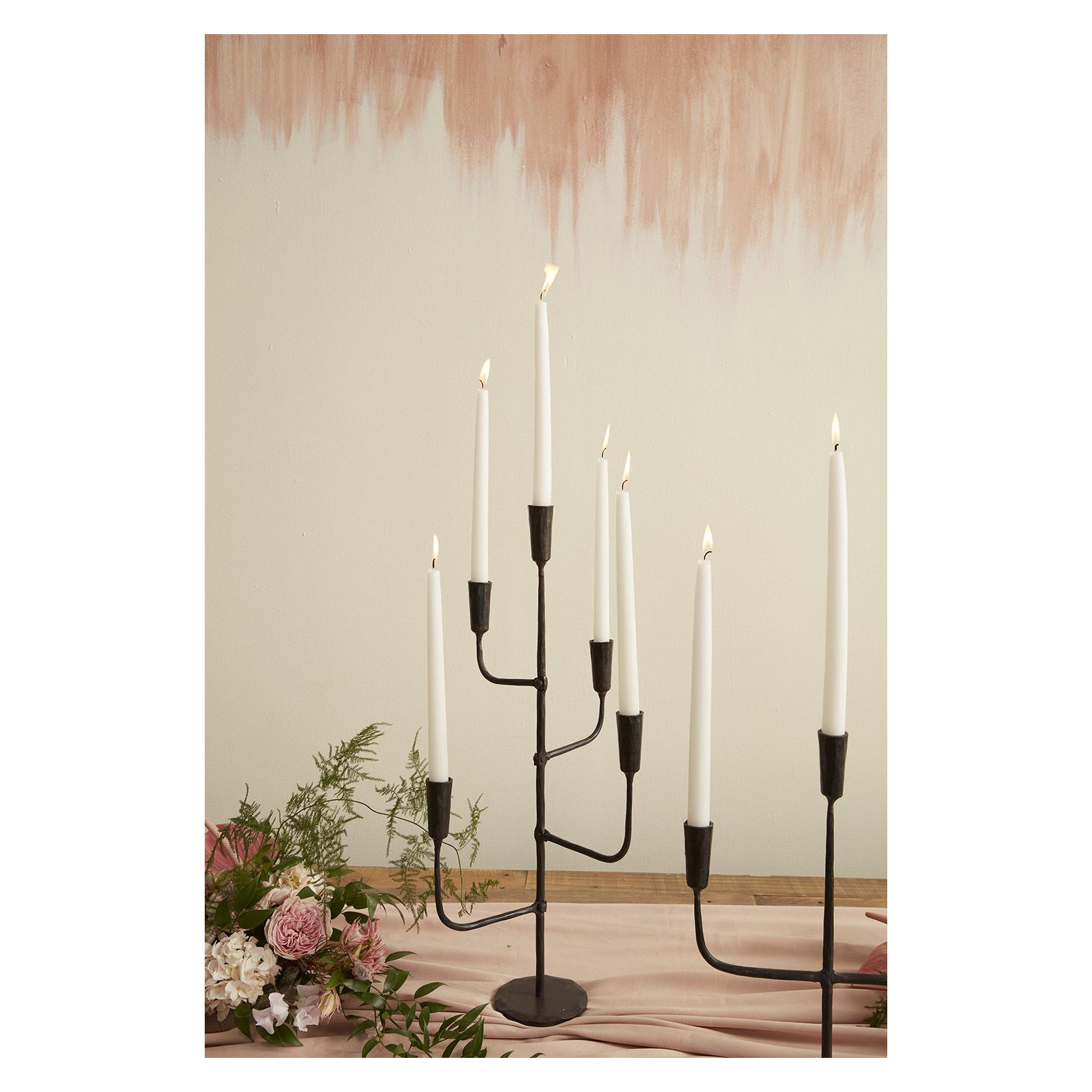 Carlette 24" Metal Tabletop Candelabra