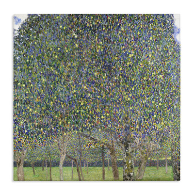 "Abstract Mosaic Trees", art mural sur toile par Gustav Klimt