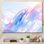 «Purple Pink Cosmic Fractal I», reproduction d'art sur toile