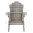 Henninger Plastic Folding Adirondack Chair-957345615