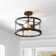 Gracie Oaks Pinkney Glass Semi Flush Mount & Reviews | Wayfair