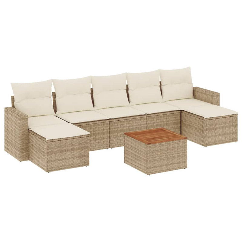 Ensemble de canapé de jardin Vidaxl