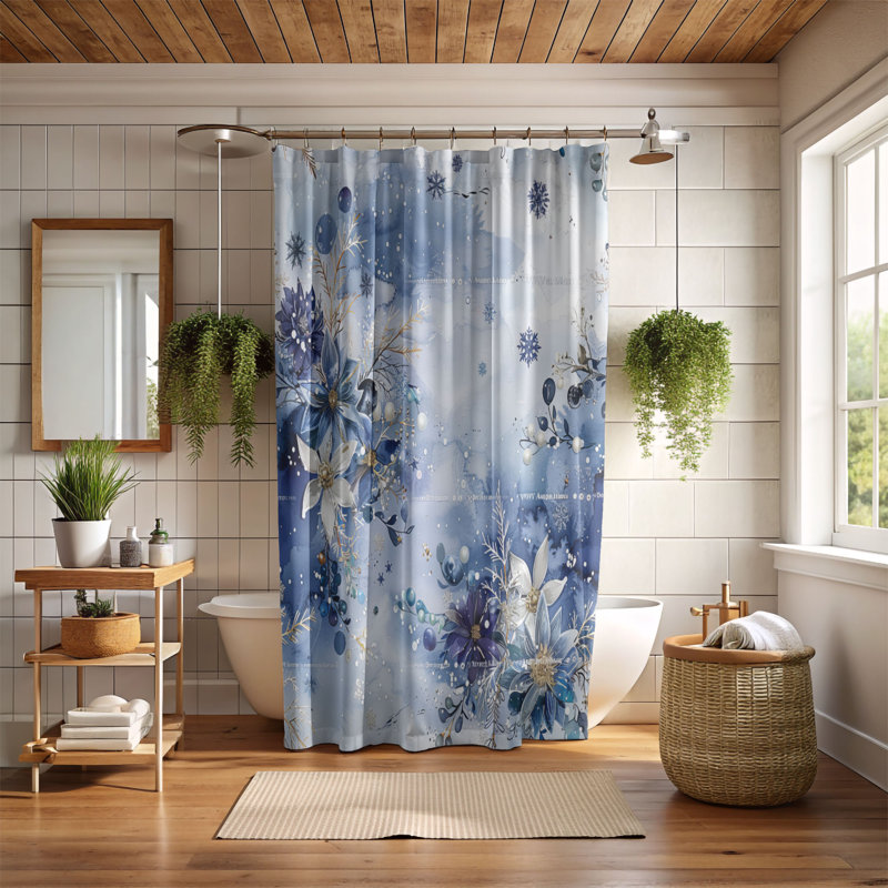 Rideaux de douche Premium, H 74 po x l 71 po