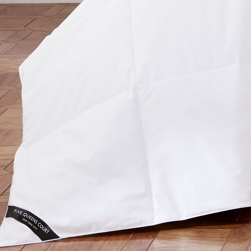 Full/Queen White Cotton Down Alternative Comforter