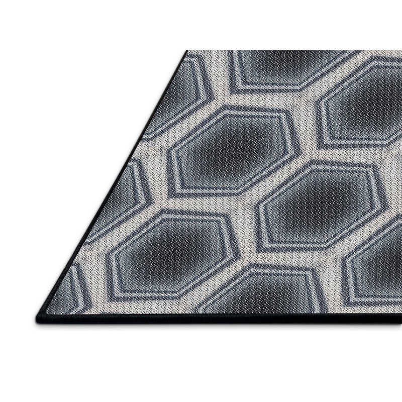 Sanner Geometric Indoor Rug, Rectangle 5' x 7'