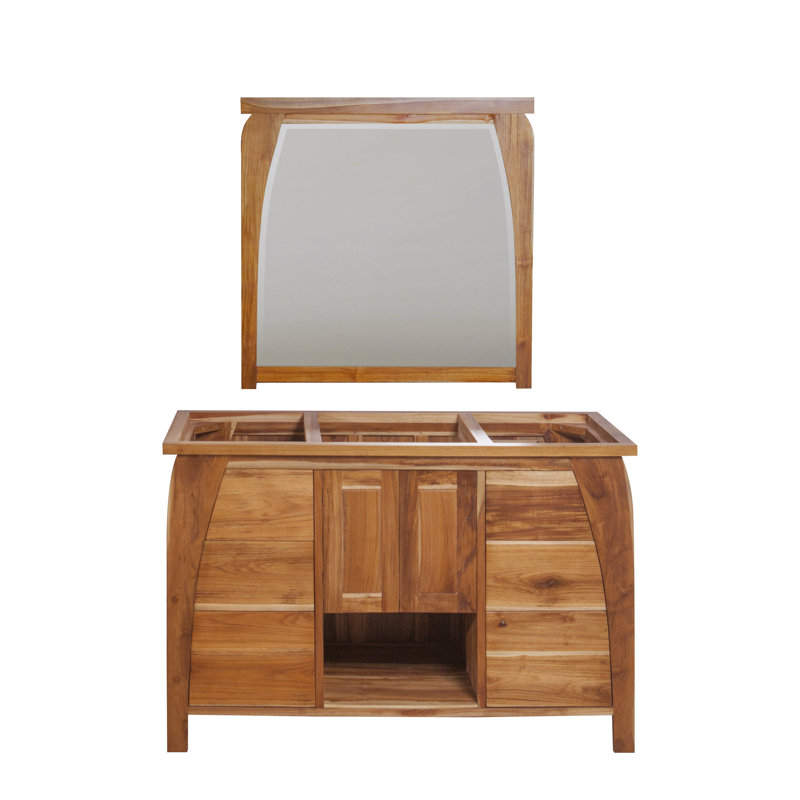 Comptoir de meuble-lavabo simple 21 "brun