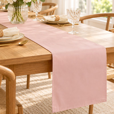 100% Cotton Solid Soft Durable Table Runner