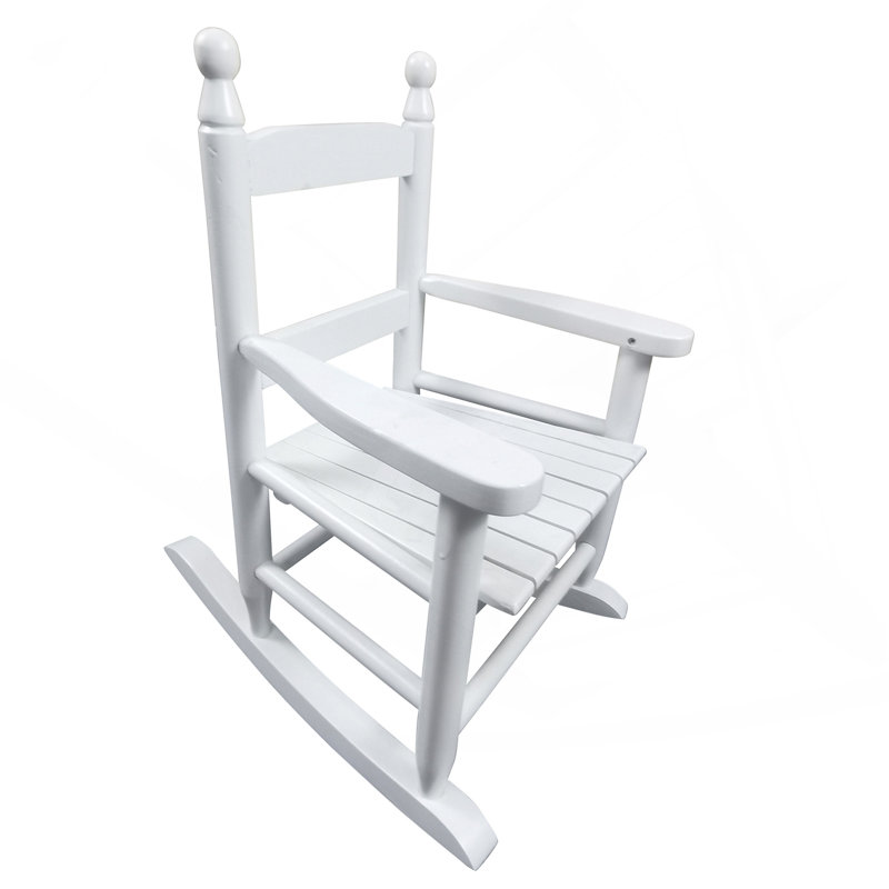 Children's rocking white chair- Indoor or Outdoor -Suitable for kids-Durable, White