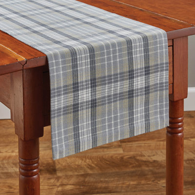 Shaylei Rectangular Plaid Table Runner