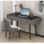 Bureau de table en pierre frittée de luxe clair avec tiroirs-1506454420