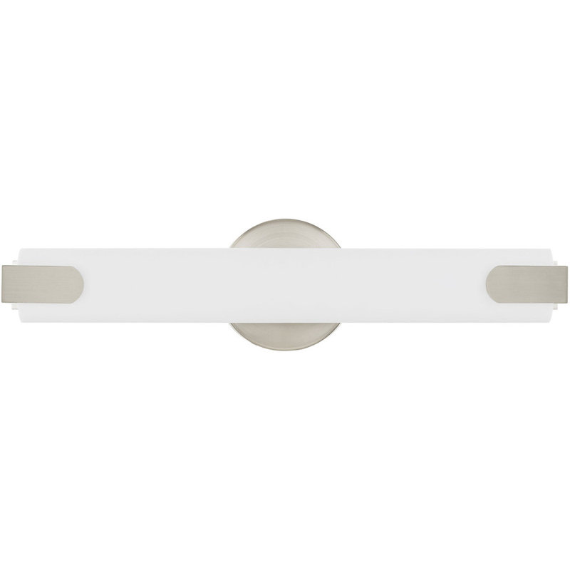 1 - Light LED Bath Bar, Brushed Nickel