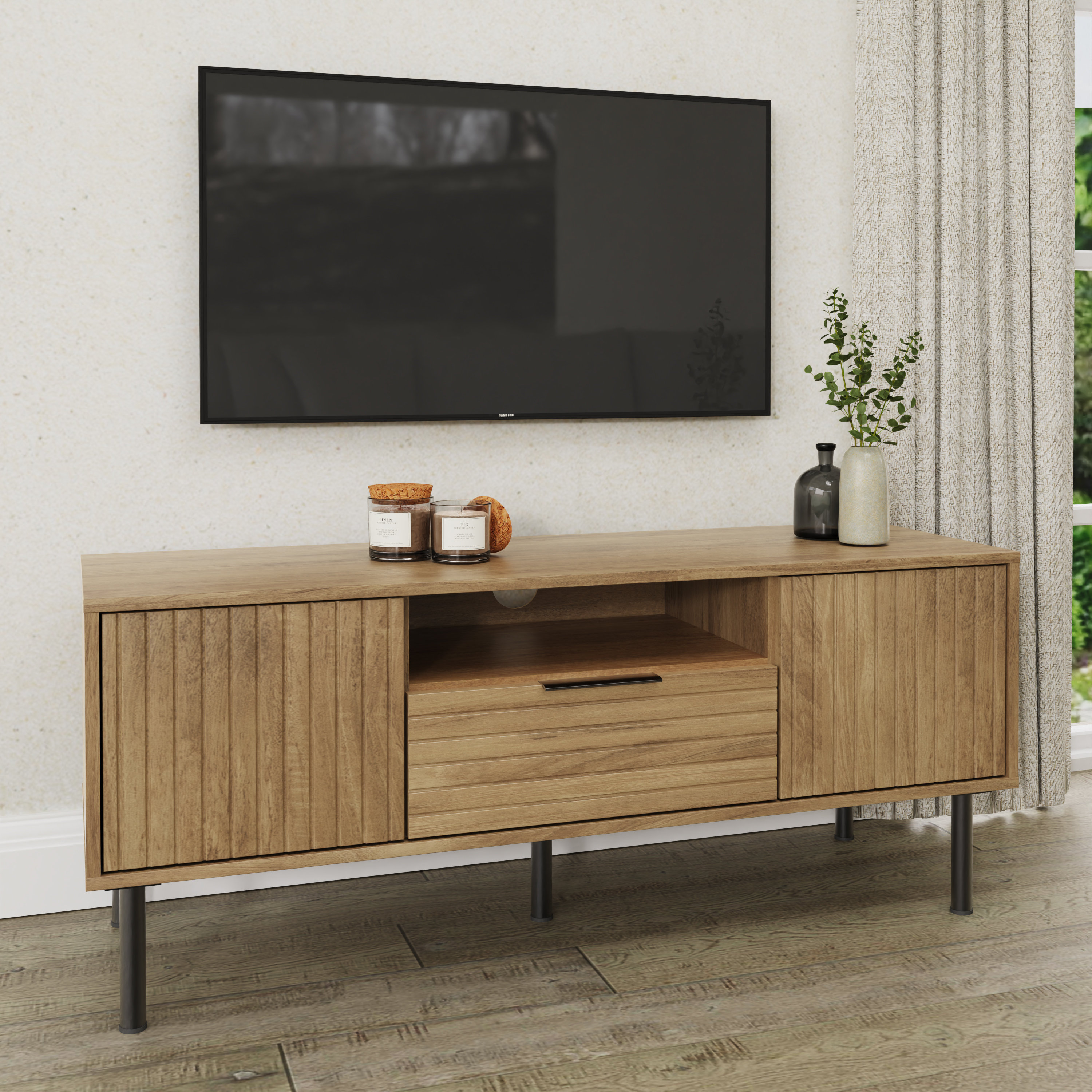 GFW Nervata Living TV Stand for TVs up to 55" & Reviews | Wayfair.co.uk