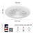Hemion 19.6" Rgb Ceiling Fan With Led Lights And Remote Control (ser Of 2)-117493581