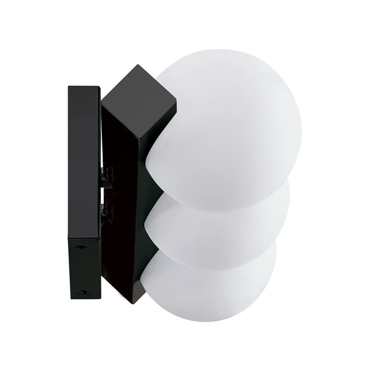 Éclairage pour meuble-lavabo 3 lumières Casares, Noir
