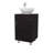 Wengue Bathroom Vanity With Integrated Sink-164629470