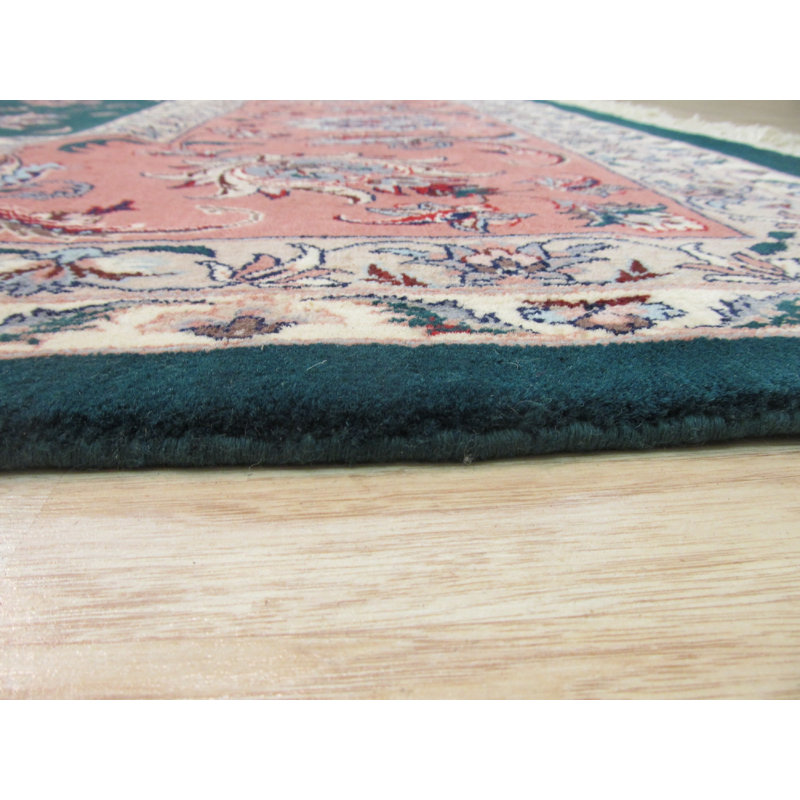 Green Traditional Oriental Pak-Persian Area Rug