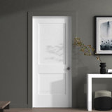 Primed 2 Panel Interior Shaker Door Slab