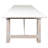 Donashia Antique Rustic White Folding Farm Table-1851380375-1851380373