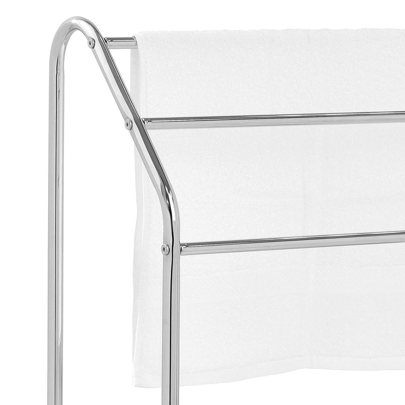 Porte-serviettes sur pied, Chrome chrome