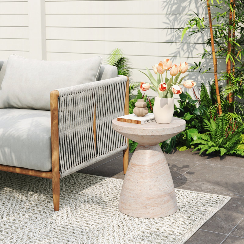 Outdoor/Indoor Concrete Side Table