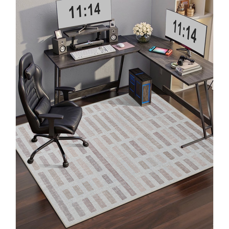 Protecteur de plancher de tapis de chaise et rehausseur de style pour les espaces de bureau à domicile ou de salle à manger