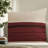 Luxurious 7-piece Faux Suede Bedding Set, Cal King, Red, Transitional Design